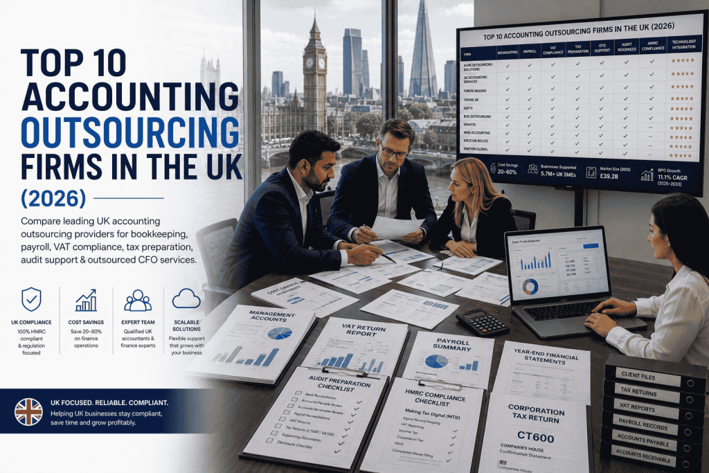 Top 10 Accounting Outsourcing Firms in the UK (2026)