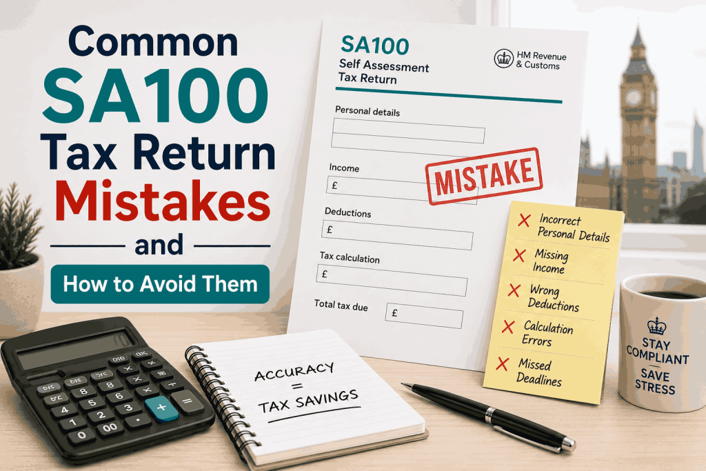 Common SA100 Tax Return Mistakes and How to Avoid Them